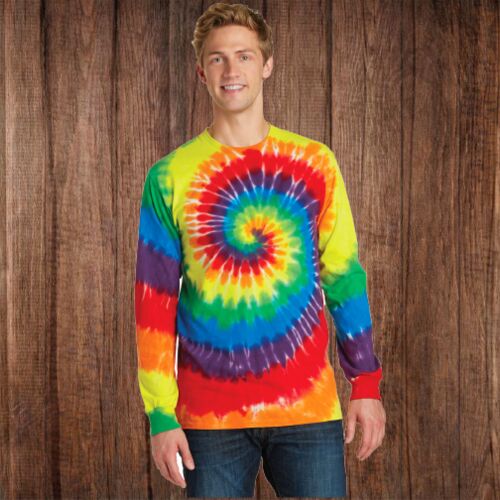 240MS Adult Spiral Tie Dye Long Sleeve Thumbnail
